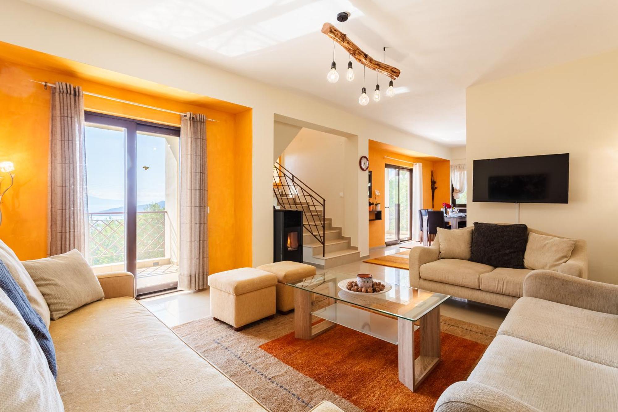 Villa Armonia, Sunset View And Relaxing Beach Vibe Proástion Dış mekan fotoğraf